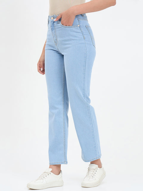 Madame Ice Blue Straight Fit Jean