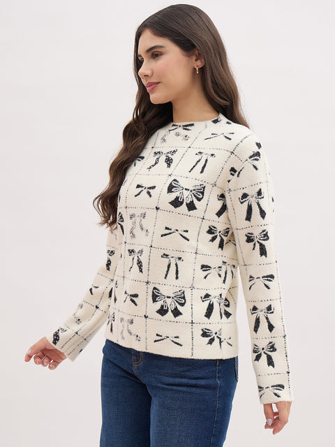 Madame Beige Knitted Sweater