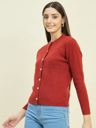 Madame Rust Round Neck Cardigan