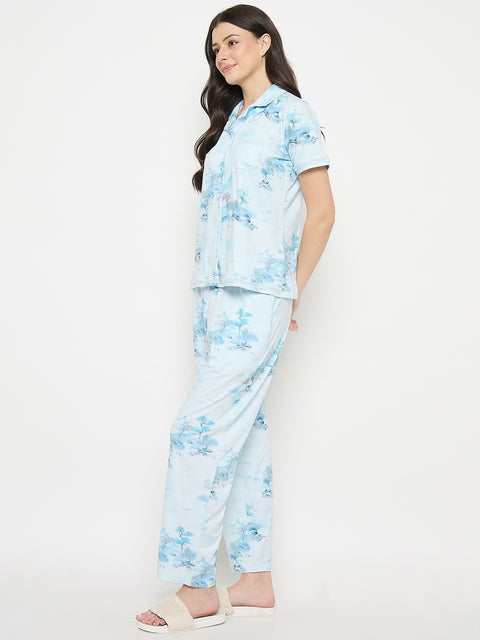 mSECRET Sky Blue Night Suit