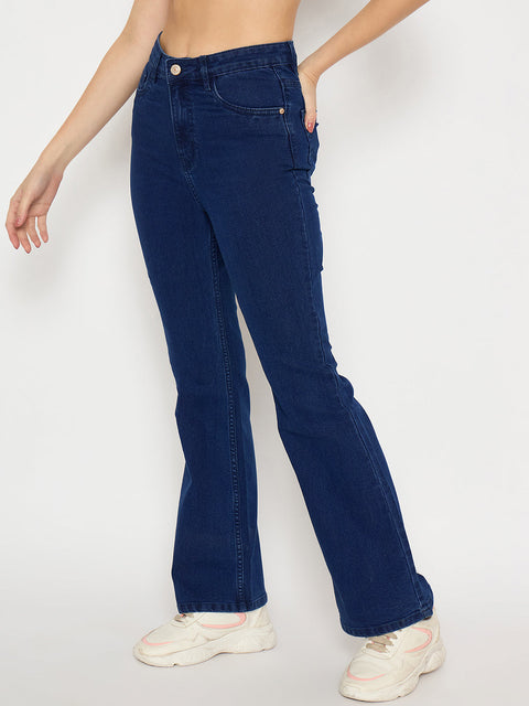 Madame Flared Fit Dark Blue Jeans