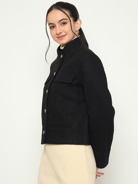 Madame Black Short Coat