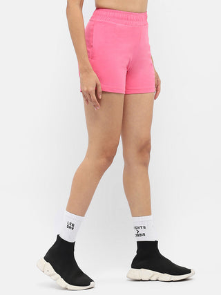 mSECRET Typography Pink Running Shorts