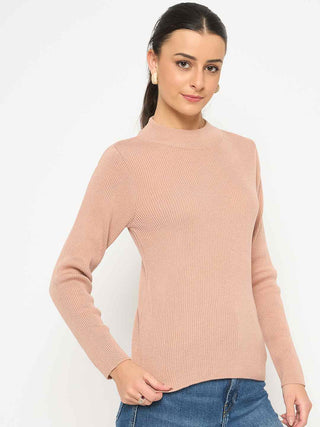 Madame Mock Neck Peach Skeeve
