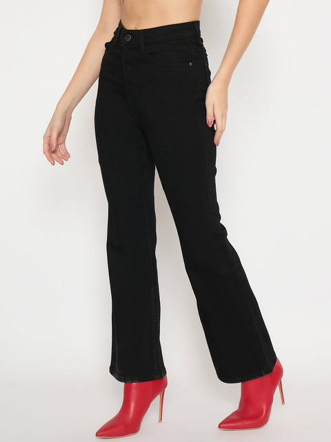 Madame Flared Fit Black Jeans