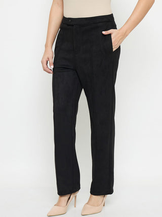 Madame Black Tapered Trousers
