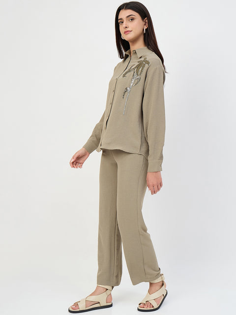 Madame Olive Embroidered Shirt