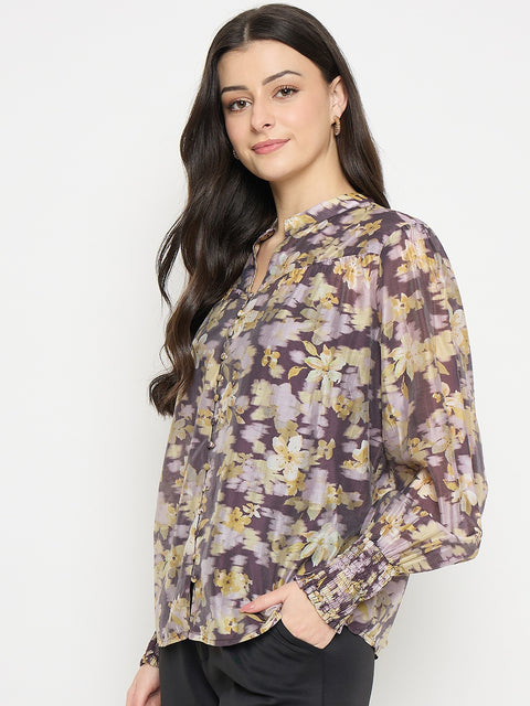 Madame Plum Printed Top