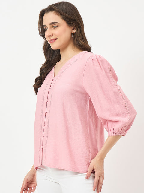 Madame Pink Rayon-Blend Cami Top