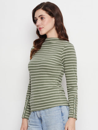 Madame Green Knitted Top