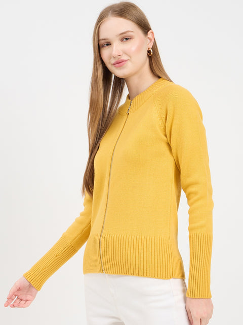 Madame Mustard Zipper Sweater