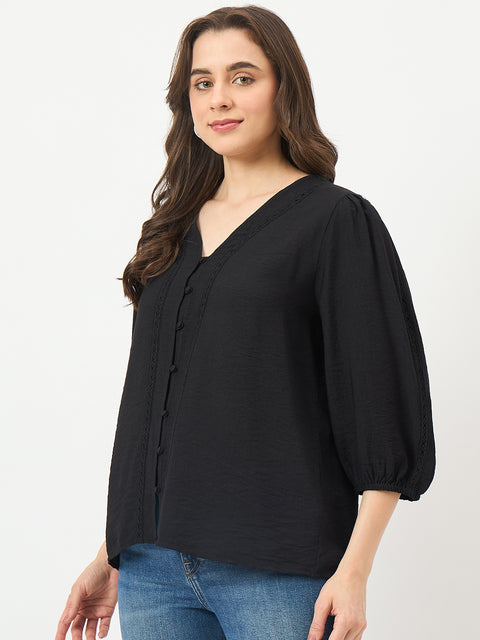 Madame Black Rayon-Blend Cami Top