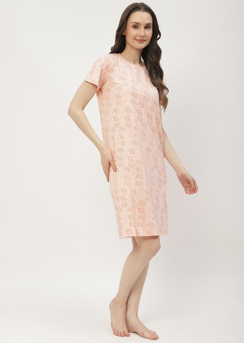 mSECRET Disney Printed Peach Nightdress