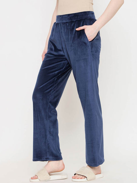 mSECRET Solid Blue Track Bottoms