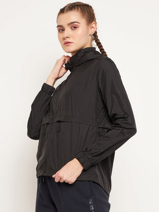 Madame Solid Black Jacket