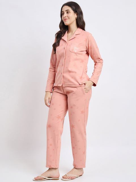 mSECRET Brick Printed Nightsuit