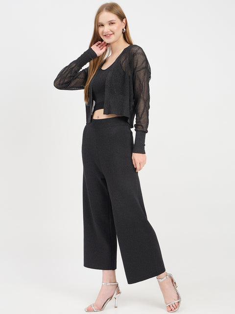 Madame Black Knit Co-ord Set