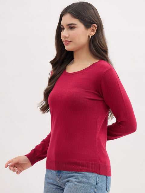 Madame Cherry Basic Pullover Sweater