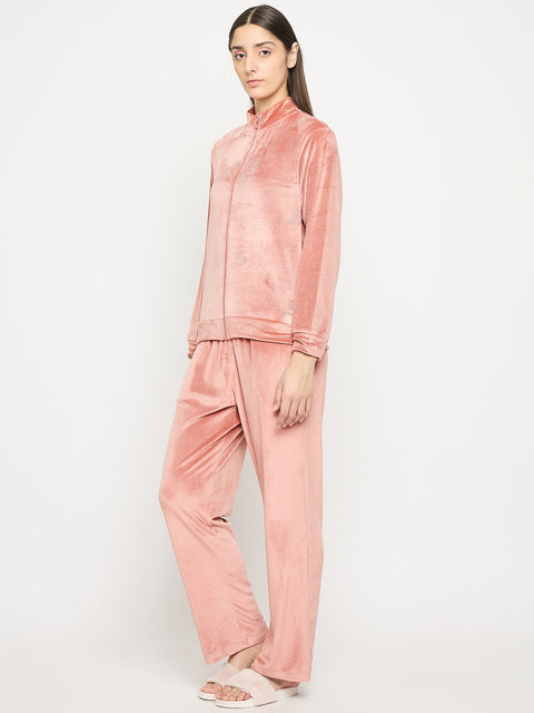 mSECRET Rust High Neck Night Suit