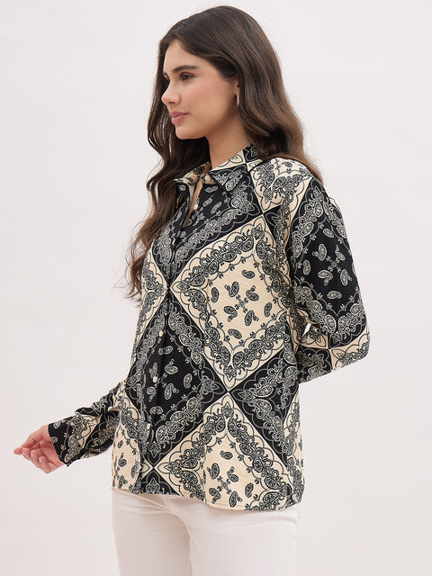 Madame Printed Rayon Blend Shirt