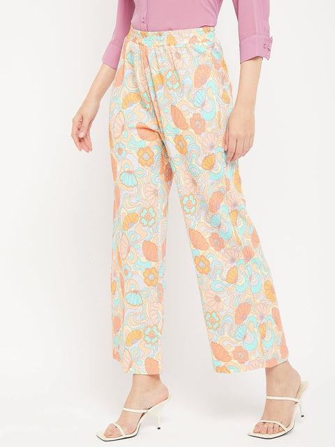 Madame Floral Flared Trousers