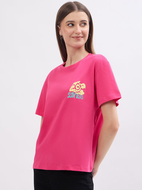 Madame Graphic Print Cotton T-Shirt