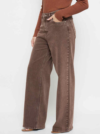 Madame Brown Straight Fit Jeans