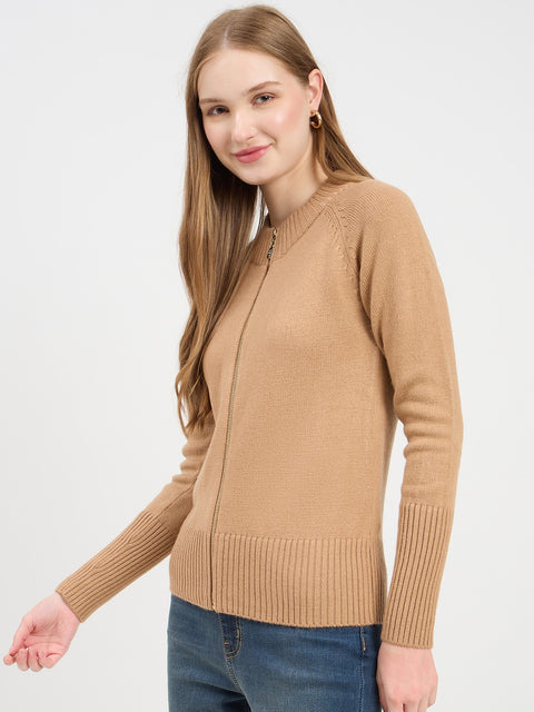 Madame Fawn Zipper Sweater
