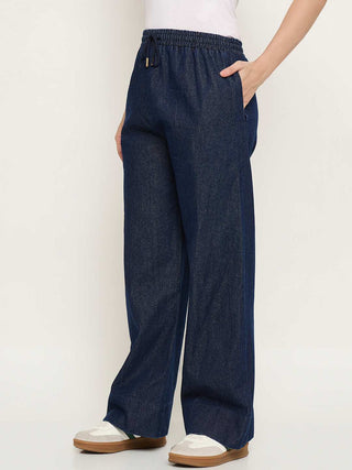 Madame Dark Blue Baggy Jeans