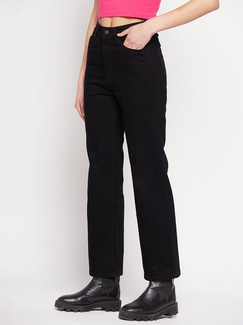 Madame Women Black Denim