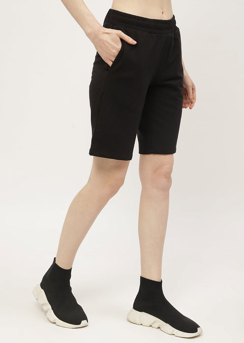 mSECRET Typography Black Boxer Shorts
