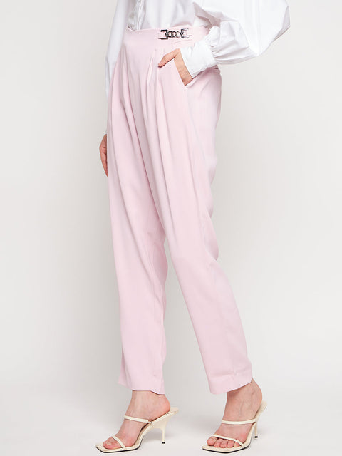 Madame Pink Tapered Trousers