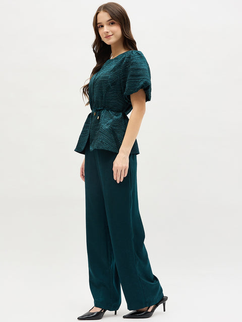 Madame Designer Teal Co-ord Set