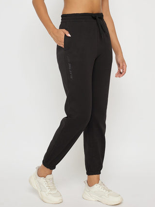 mSECRET Black Elastic Hem Cotton Joggers