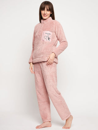 mSECRET Peach Turtle Neck Nightsuit