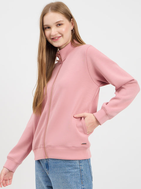Madame Solid Blush Sweat-Shirt