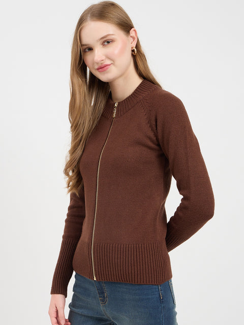 Madame Crew Neck Brown Sweater