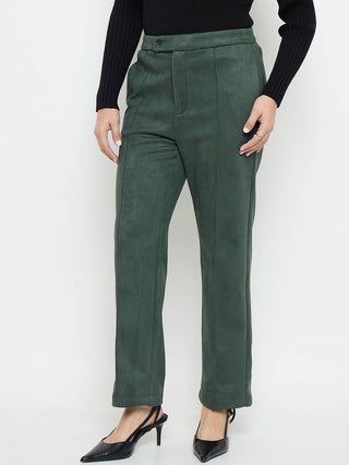Madame Green Tapered Trousers