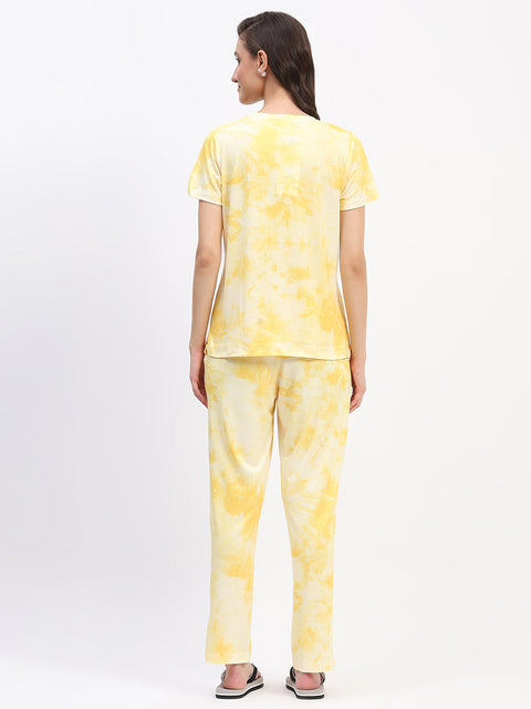 mSECRET Yellow Tie-Dye Nightsuit Set