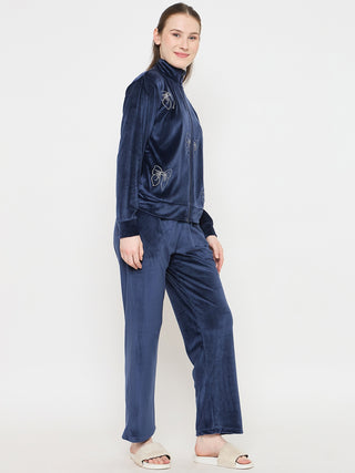 mSECRET Printed Blue Sweatshirt