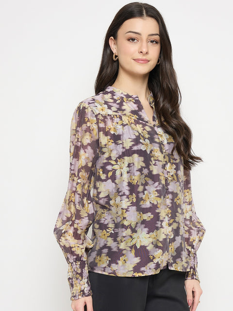 Madame Plum Printed Top