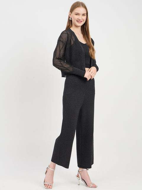 Madame Black Knit Co-ord Set