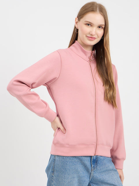 Madame Solid Blush Sweat-Shirt