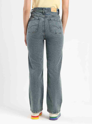 Madame Mid-Wash Tinted Blue Cotton Blend Denim Jeans