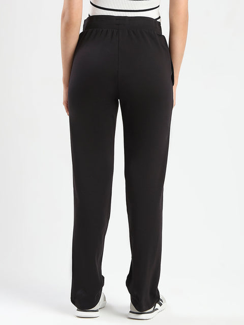 mSECRET Zip Pocket Black Cotton Blend Track Bottoms