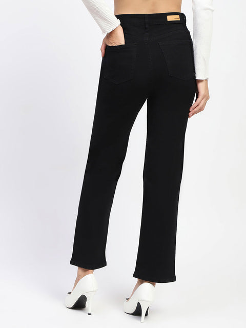 Madame Black Straight Fit Denim