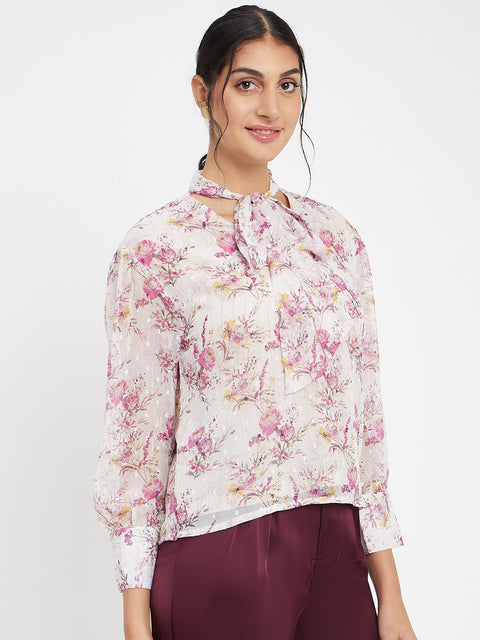 Madame Floral White Shirt