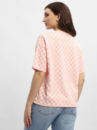 Madame Disney Donald Duck Pink Cotton T-Shirt