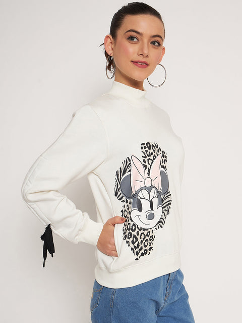 Madame Offwhite Disney Print Sweatshirt