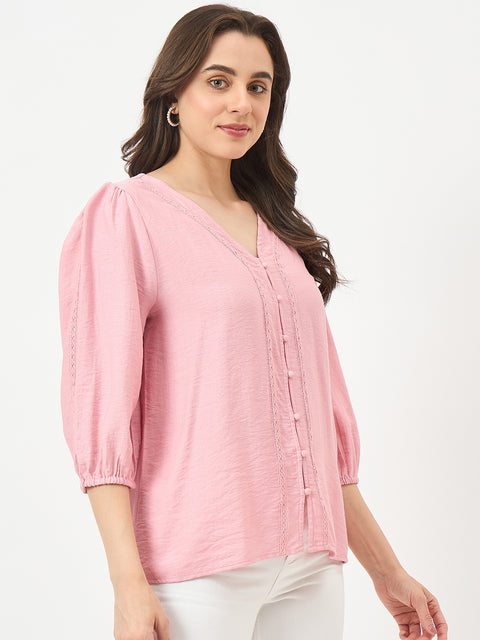 Madame Pink Rayon-Blend Cami Top